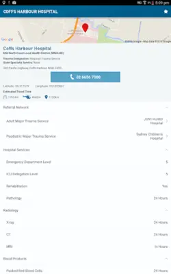 NSW Trauma android App screenshot 1
